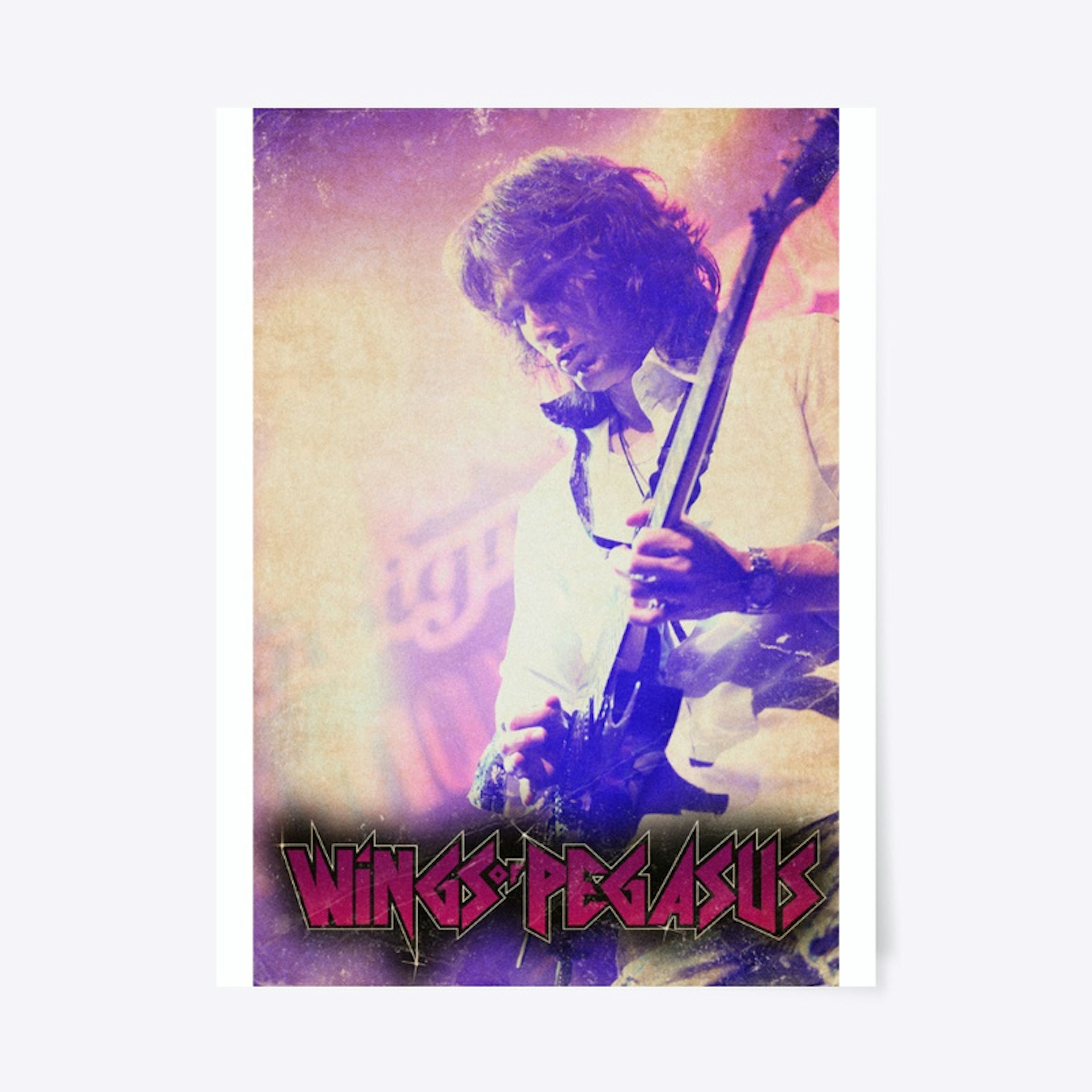 Wings of Pegasus Vintage Poster 1